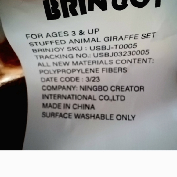 Adorable 46 in Giraffe Plushie NWT - Picture 5 of 7